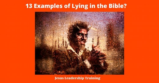 13 Examples: Who Lied in the Bible (2024)| ????