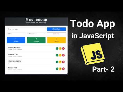 Build ToDo App in JavaScript | Validation | Avoid Duplicate | Delete | Mark Complete