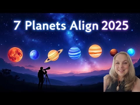 Seven planets will align in the sky January 2025 🌟