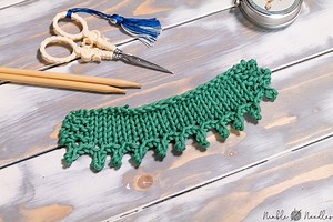 How to knit a picot bind off the easy way [  step by step video tutorial]