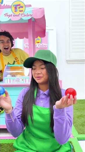 Kaden Emma & Eva Rainbow Color Factory Mix-Up! Kids Learn Teamwork