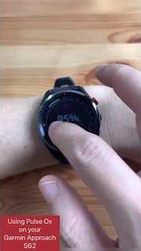 Pulse Ox on Garmin Approach S62