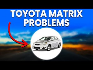 Common Toyota Matrix Problems: 3 Reliability Issues That May Affect Performance