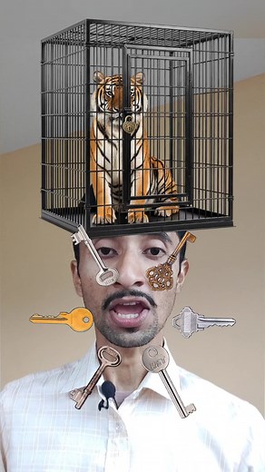 1.5M views · 16K reactions | Tiger  cage unlock puzzle #puzzle #tiger #pausechallenge #game | Sunaulo Bihani | Facebook