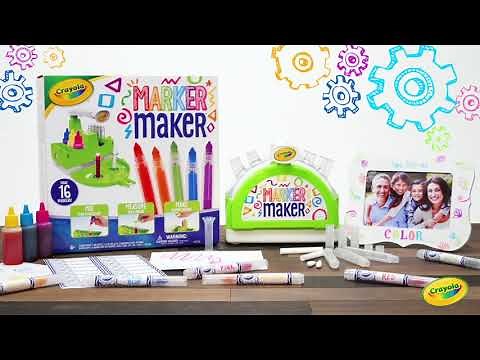 Crayola Marker Maker, Make Your Own Markers || Crayola Product Demo