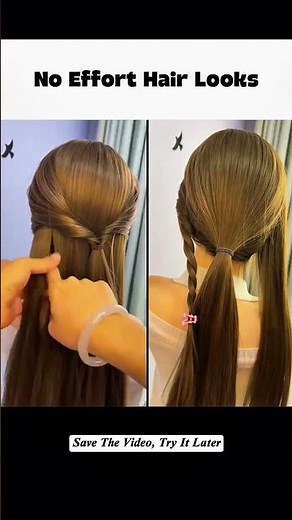 Easy Braided Ponytail Hairstyles-Elegant Updo Ideas for Long Hair #braidedponytail #eleganthairstyle