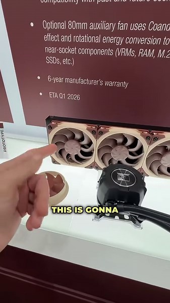 Noctua is finally releasing a Liquid CPU Cooler!
