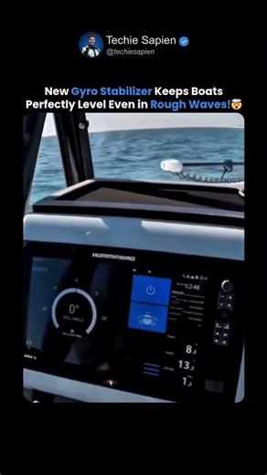 New Gyro Stabilizer Keeps Boats Perfectly Level Even in Rough Waves!🤯