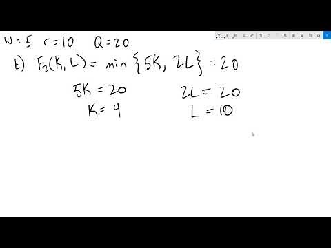 Cost Minimization Exercise