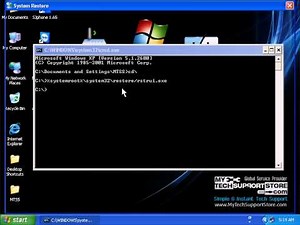 How To Initiate System Restore From Command Prompt In Windows XP