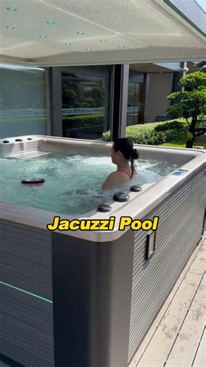 2.2K views · 13 reactions | Jacuzzi pool #swimspa #hottub #hottubs #swimmingpool #swimming #jacuzzi #heatedswimmingpool #infinitypool #smartheatedswimmingpool #hotel #homeowner #commercial #resorthotel #summer #followme #aleadhome | Sunripple Aquatics Europe | Facebook