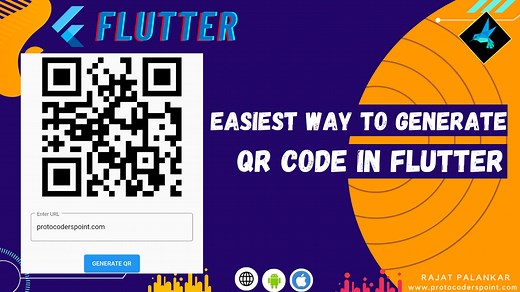 How to Generate QR Code in flutter app - qr_flutter