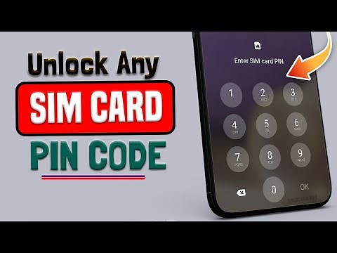 Unlocking Sim Locked By Pin Code 2024| Forgot SIM Card Locked with Pin Code? Unlock it.