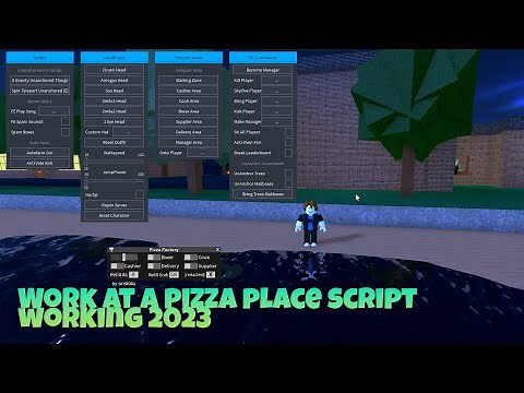 Work at a Pizza Place Script Showcase with Autofarm