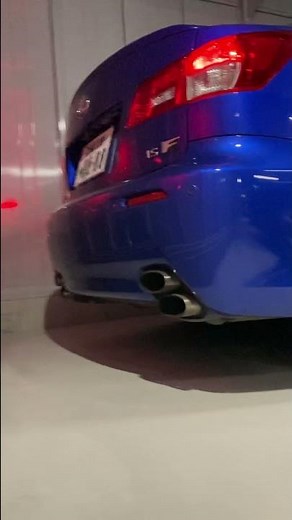 LEXUS ISF exhaust sound