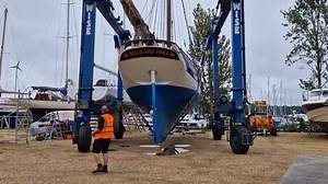 8.4K views · 111 reactions | Pilot Cutter Amelie Rose's "Prep for Sale" Refit - In 28 Days - Day 7: Snagging and splashing - BONUS VIDEO 2 We are spending February sharing pictures from last year's "Prep for Sale" Refit. Getting her ready for her next 15 years, and her next owners. That's right - we've done all this work so that YOU don't have to. She's FOR SALE and she's ready for you RIGHT NOW... (Link in the comments or check out her page). | Pilot Cutter Amelie Rose | Facebook