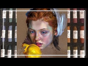 How to Draw a Portrait with Soft Pastel (Unison Hand Made )
