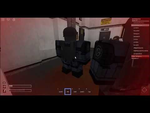 Roblox|S.C.P. Site-19 Roleplay| Patrolling As NTF| Tactics are good :)