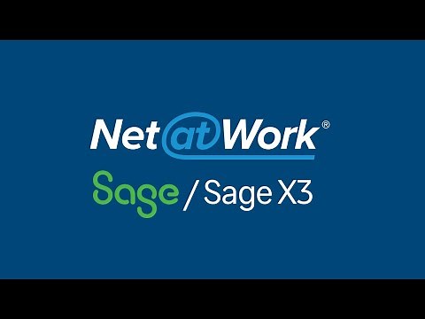 Sage X3 Demo - General Overview - Features and Functionality