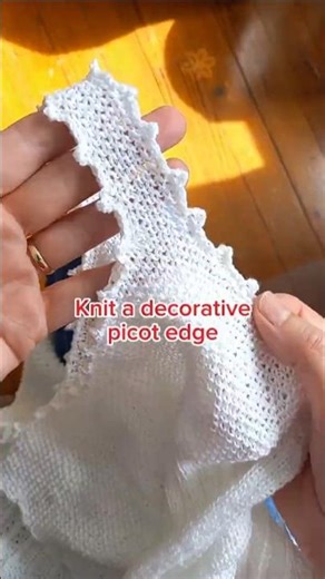 Decorative picot trim | Step by step tutorial