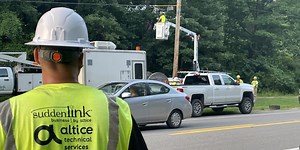 Some Suddenlink customers without service after accident