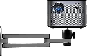 Foldable Projector Wall Mount Universal Adjustable Ceiling Wall Projector Mount Aluminum Alloy Projectors Stand,1/4" Screw Size (Wall Mount)…