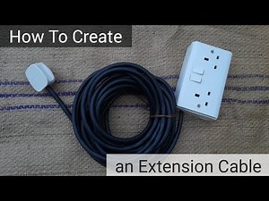 Creating long Extension Cable Sockets DIY #electricalsockets #extensioncablesockets
