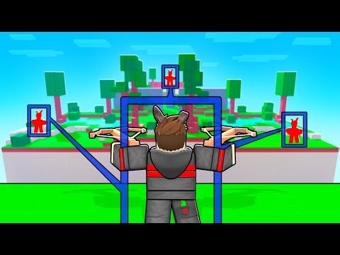I Used AIMBOT Hacks Against PROs.. (Roblox Bedwars)
