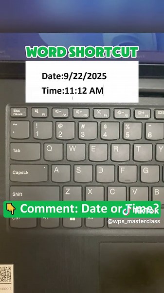 Word Secret Hack for Date & Time Entry
