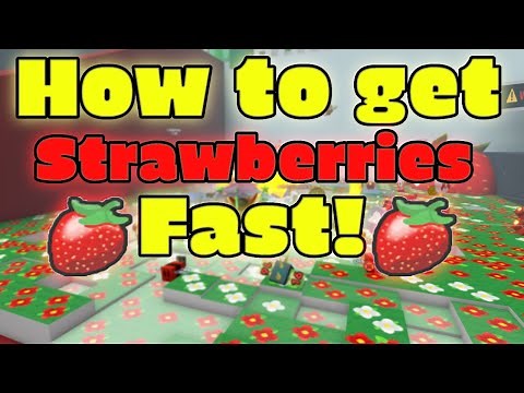 HOW TO GET STRAWBERRIES FAST! | Roblox Bee Swarm Simulator