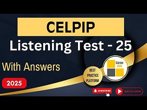 Celpip Listening Mock Test - 25 | Celpip Listening Test Practice With Answers - 2025