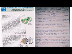 Class 12 History Notes Chapter 5 Through the Eyes of Travellers Perceptions of Society