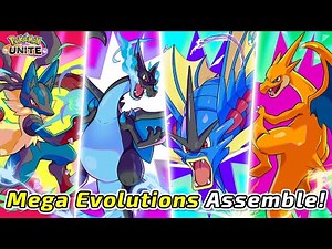 Four Mega Evolutions Assembled At Last! Mega Gyarados and Mega Charizard Y Join Pokémon UNITE!