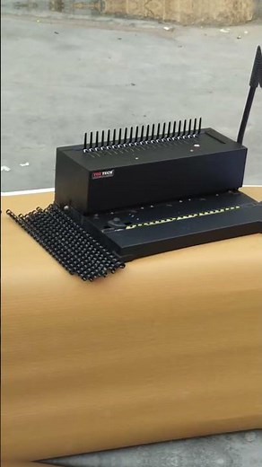 comb binding machine tutorial | how to use comb binder machine?