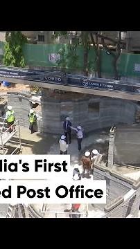 A look at India's first 3D-printed post office in Bengaluru, Karnataka