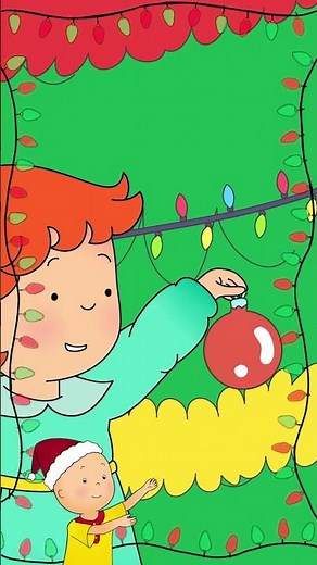 Caillou and the Christmas Tree 🎄 #shorts