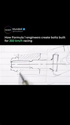 MundoX on Instagram: "Engineering in Formula 1 goes far beyond building fast cars , every millimeter matters. Teams design and manufacture specialized bolts capable of resisting extreme forces, high temperatures, and intense vibrations at more than 350 km/h. To achieve this level of precision, they use aerospace-grade materials, 3D simulations, wind-tunnel testing, and ultrasonic inspections to detect microscopic fractures. A single bolt failure can cost a race, or a championship. That’s the rea