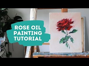 Rose Oil Painting Tutorial