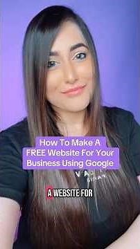 How To Make A FREE Website For Your Business Using Google