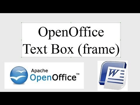 Text Boxes in OpenOffice (Frames)