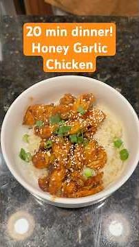 Honey Garlic Chicken | Easy 20-Minute Dinner Recipe 🍯🔥