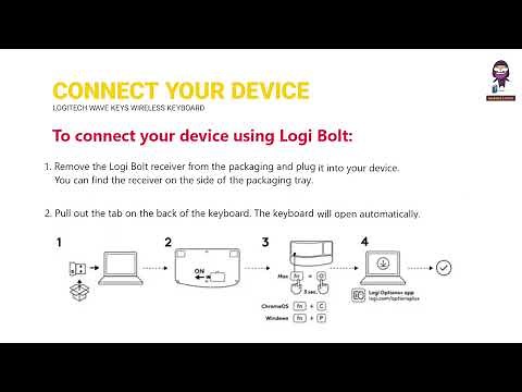 Logitech Wave Keys Wireless Ergonomic Keyboard: Setup Guide