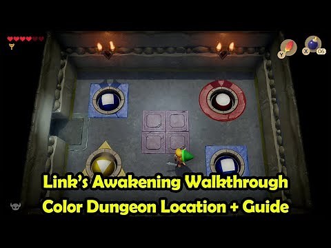 Color Dungeon Location + Walkthrough - The Legend of Zelda: Link's Awakening (Switch)