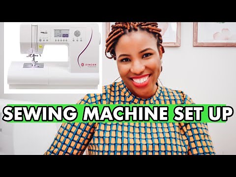 HOW TO SET UP A SEWING MACHINE FOR BEGINNERS | SINGER C430 GUIDE