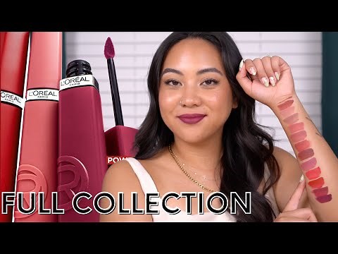 L'OREAL INFALLIBLE MATTE RESISTANCE LIQUID LIPSTICKS | FULL COLLECTION SWATCHED
