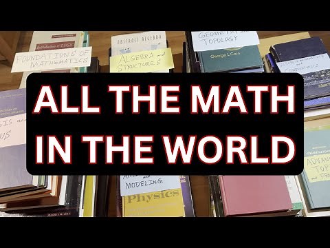Learn ALL THE MATH IN THE WORLD from START to FINISH