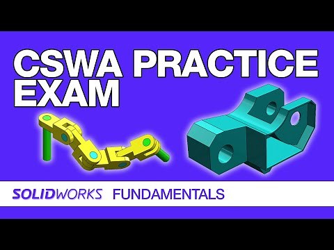 SolidWorks CSWA Practice Exam Walkthrough
