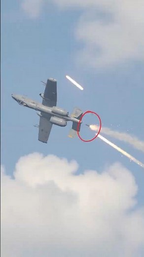 A-10 Thunderbolt II Pilot Skillfully Dodges Incoming Missiles