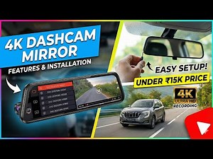 Best 4K Car Dashcam With ADAS GPS | Watch Full Live Review & Recording | Installation Video