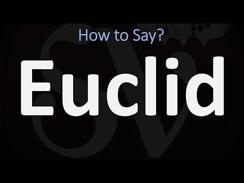 How to Pronounce Euclid? (CORRECTY)